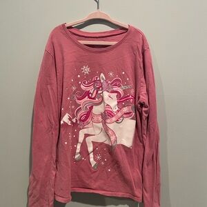 Children’s Place Pink Magical Unicorn Long Sleeve Tee